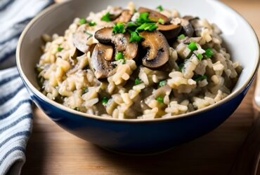 Risotto aux champignons